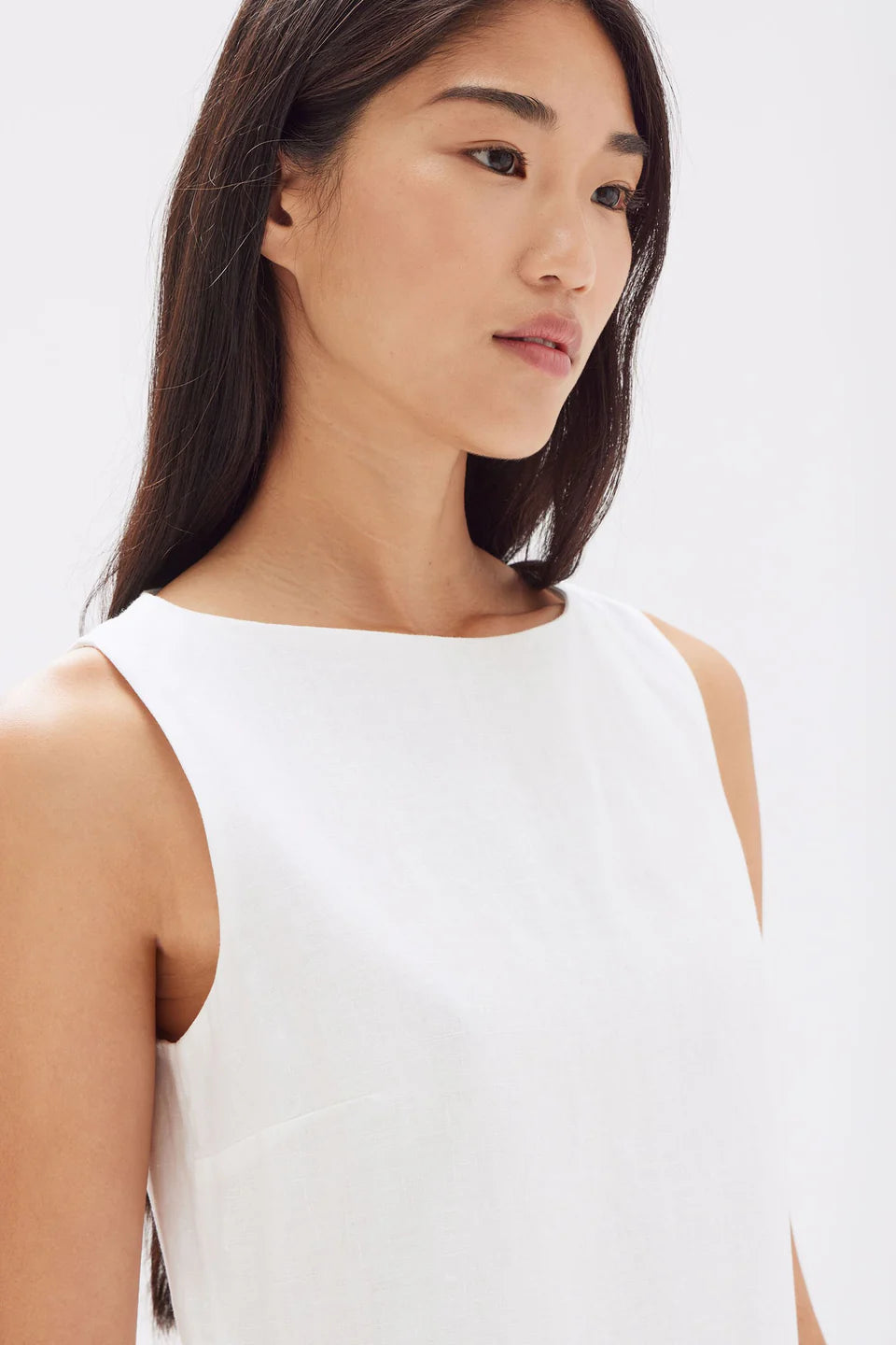 Assembly Label - Nadine Linen Mini Dress (White) Dear Blackbird Boutique Assembly Label - Nadine Linen Mini Dress (White) Dear Blackbird Boutique