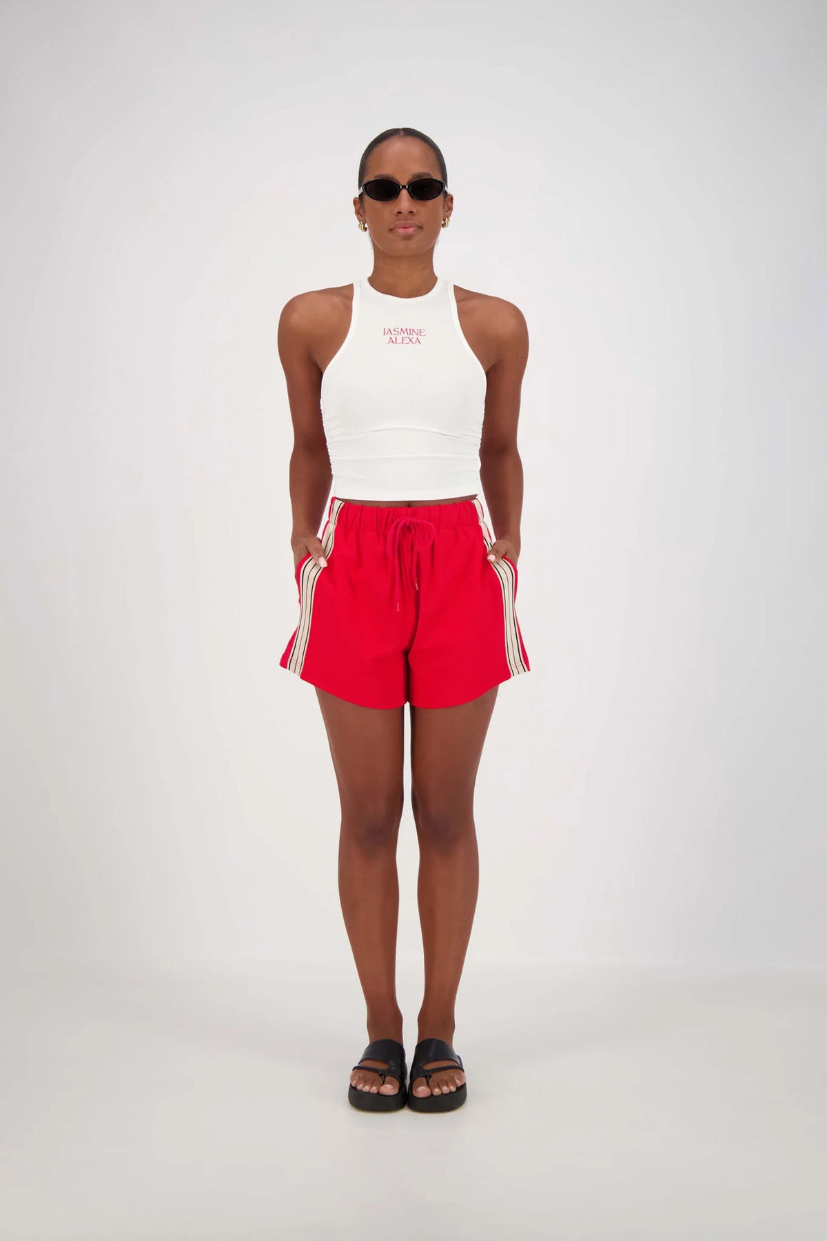 Jasmine Alexa - Panarea Shorts (Red) Jasmine Alexa