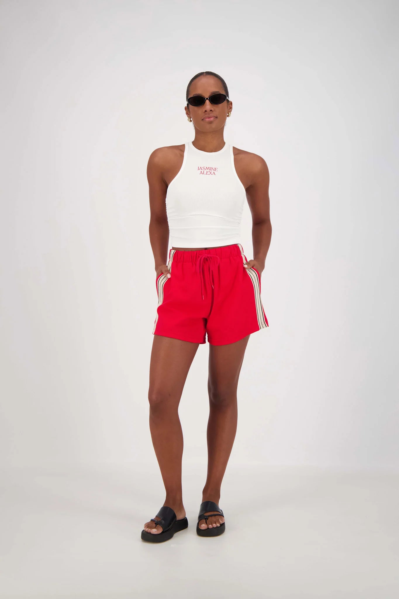 Jasmine Alexa - Panarea Shorts (Red) Jasmine Alexa