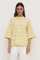 Assembly Label - Nora Stripe Oversized Tee (Rind Stripe) Assembly Label