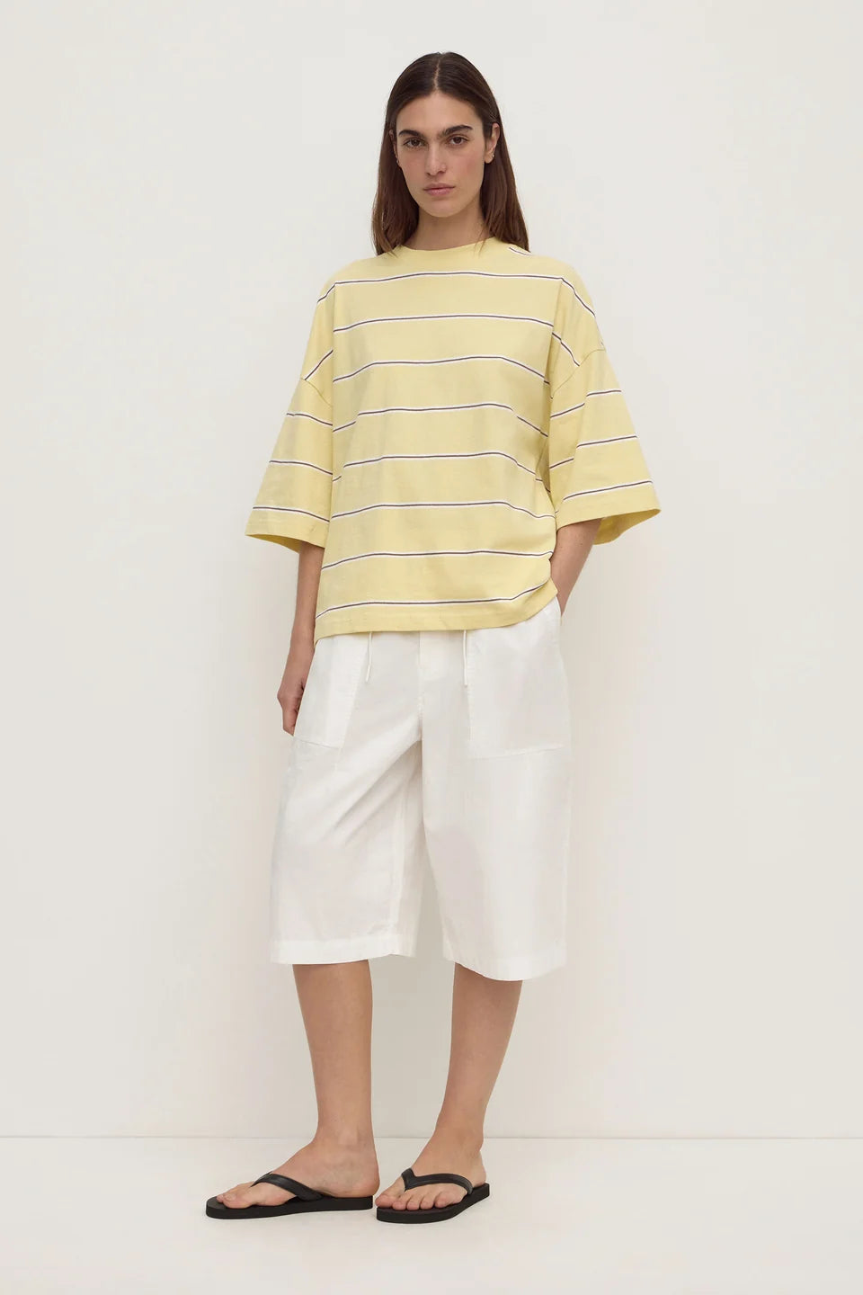 Assembly Label - Nora Stripe Oversized Tee (Rind Stripe) Assembly Label