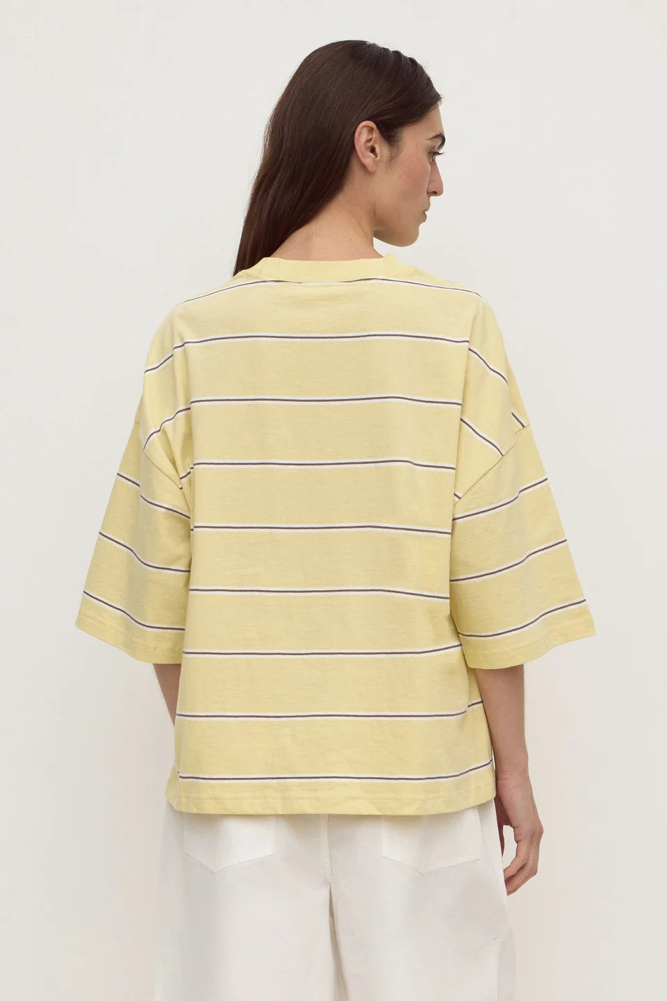 Assembly Label - Nora Stripe Oversized Tee (Rind Stripe) Assembly Label