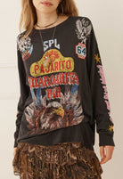 Spell - Pajarito Long Sleeve Tee (Charcoal Grey) Spell