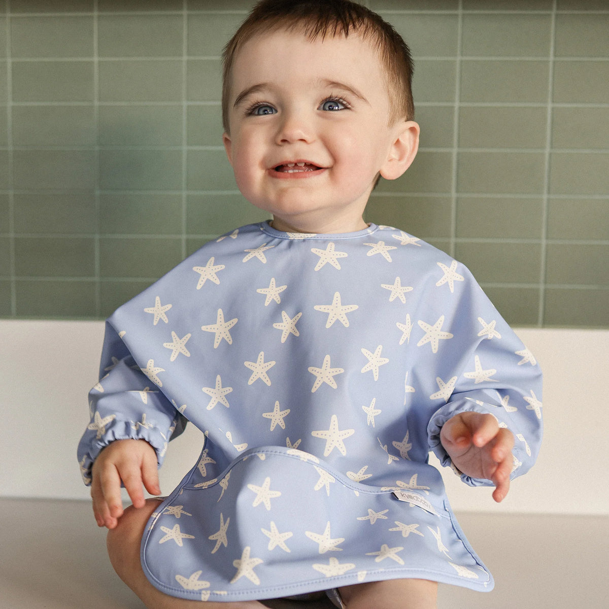 KYND Baby - Messy Bib (Star Fish Blue) KYND Baby