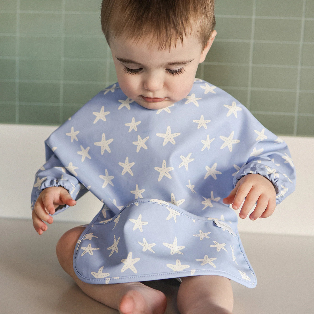 KYND Baby - Messy Bib (Star Fish Blue) KYND Baby