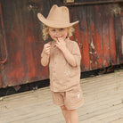 KYND Baby - Woven Short (Mocha) KYND Baby