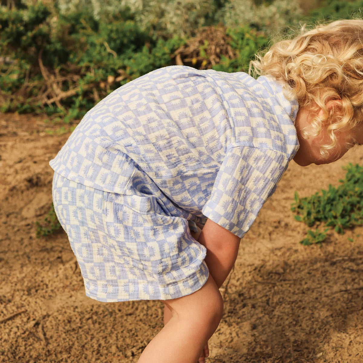 KYND Baby - Woven Short (Blue Sunrise) KYND Baby