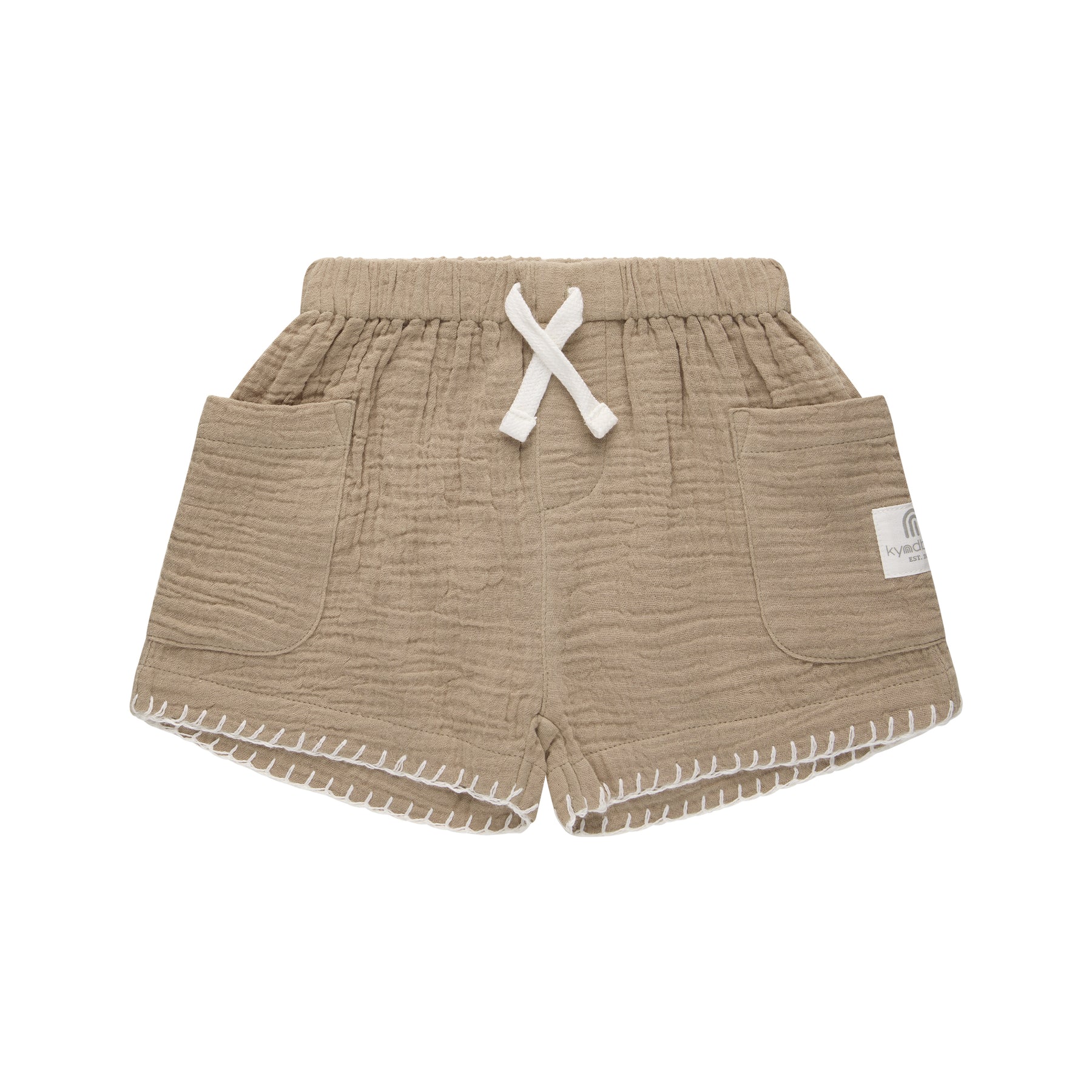 KYND Baby - Woven Short (Mocha) KYND Baby