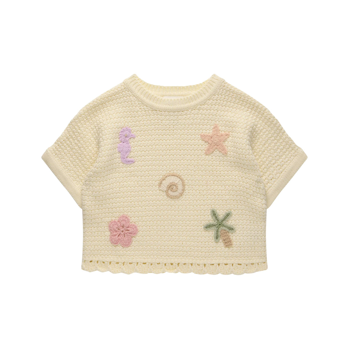 KYND Baby - Crochet Top (Coconut) KYND Baby