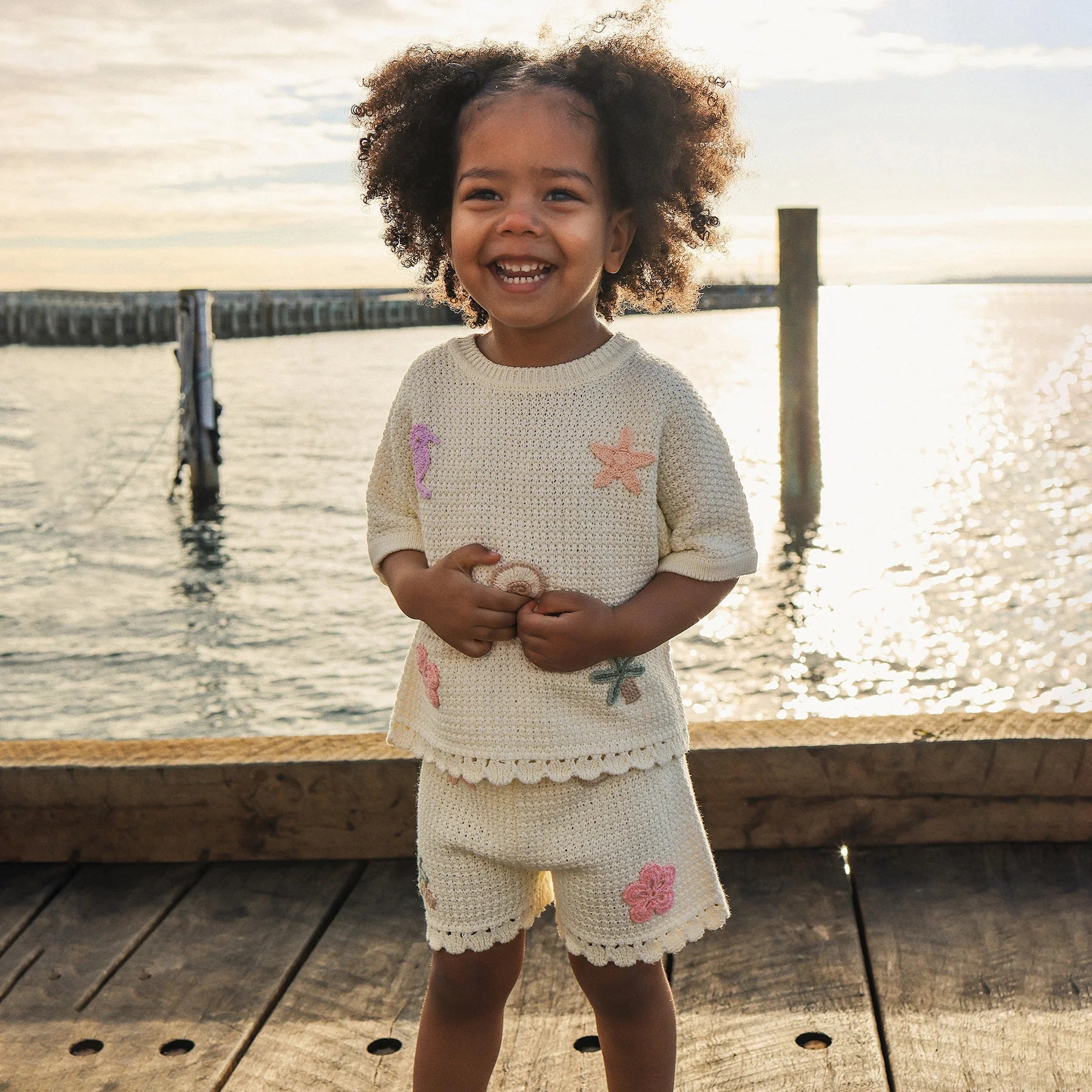 KYND Baby - Crochet Top (Coconut) KYND Baby