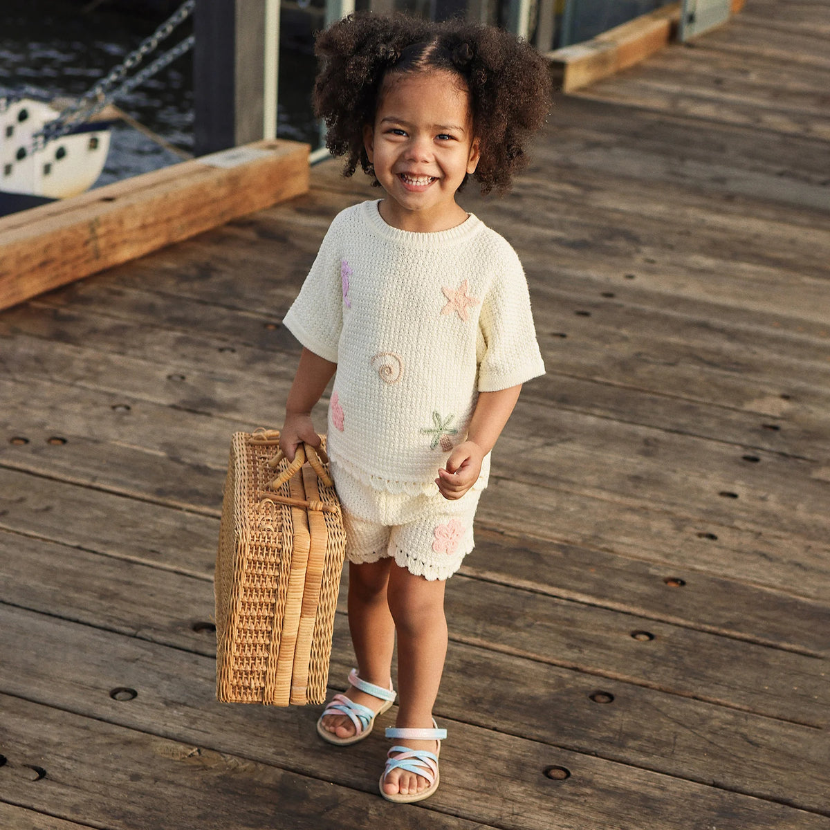 KYND Baby - Crochet Short (Coconut) KYND Baby
