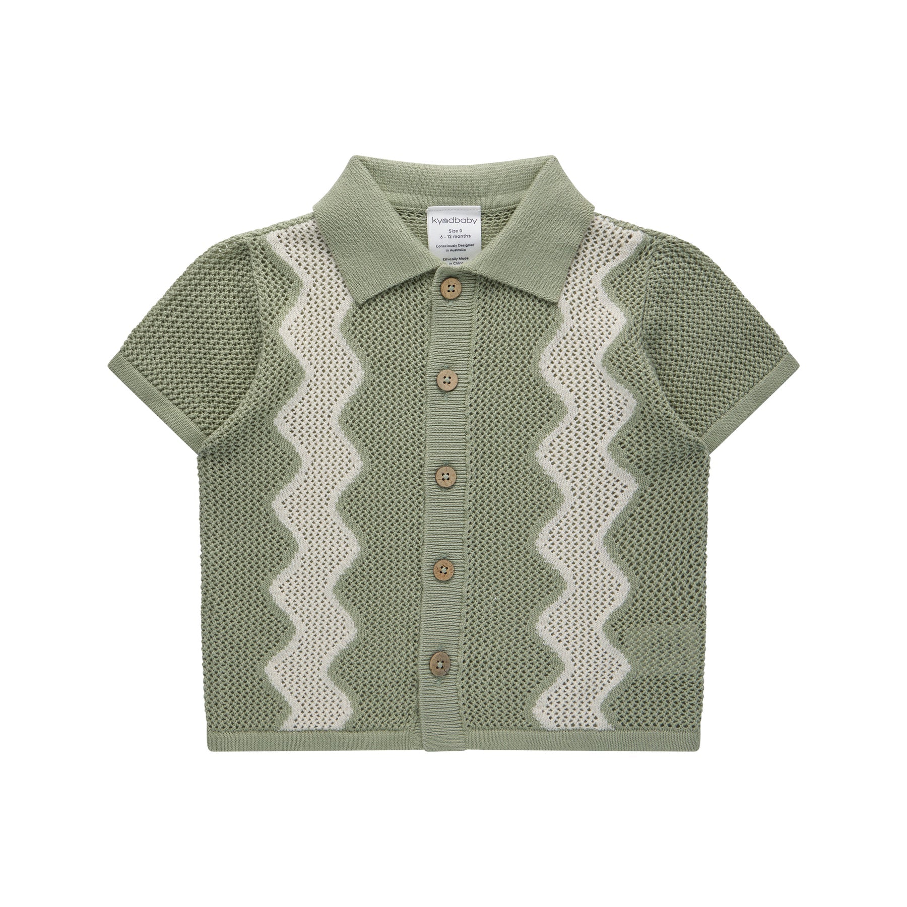 KYND Baby - Knit Shirt (Sage) KYND Baby