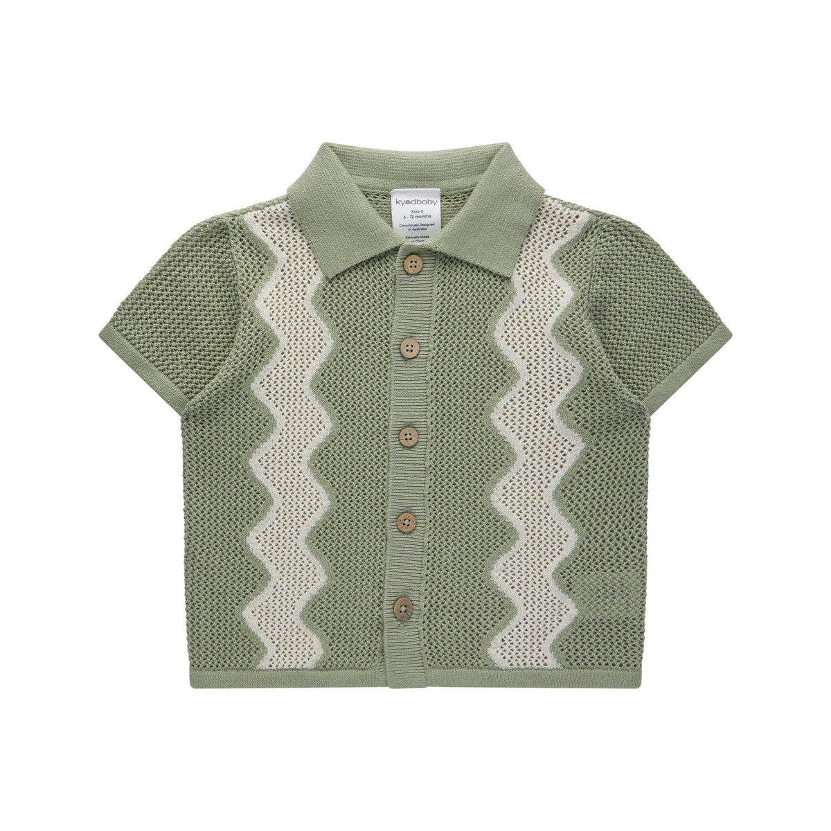 KYND Baby - Knit Shirt (Sage) KYND Baby