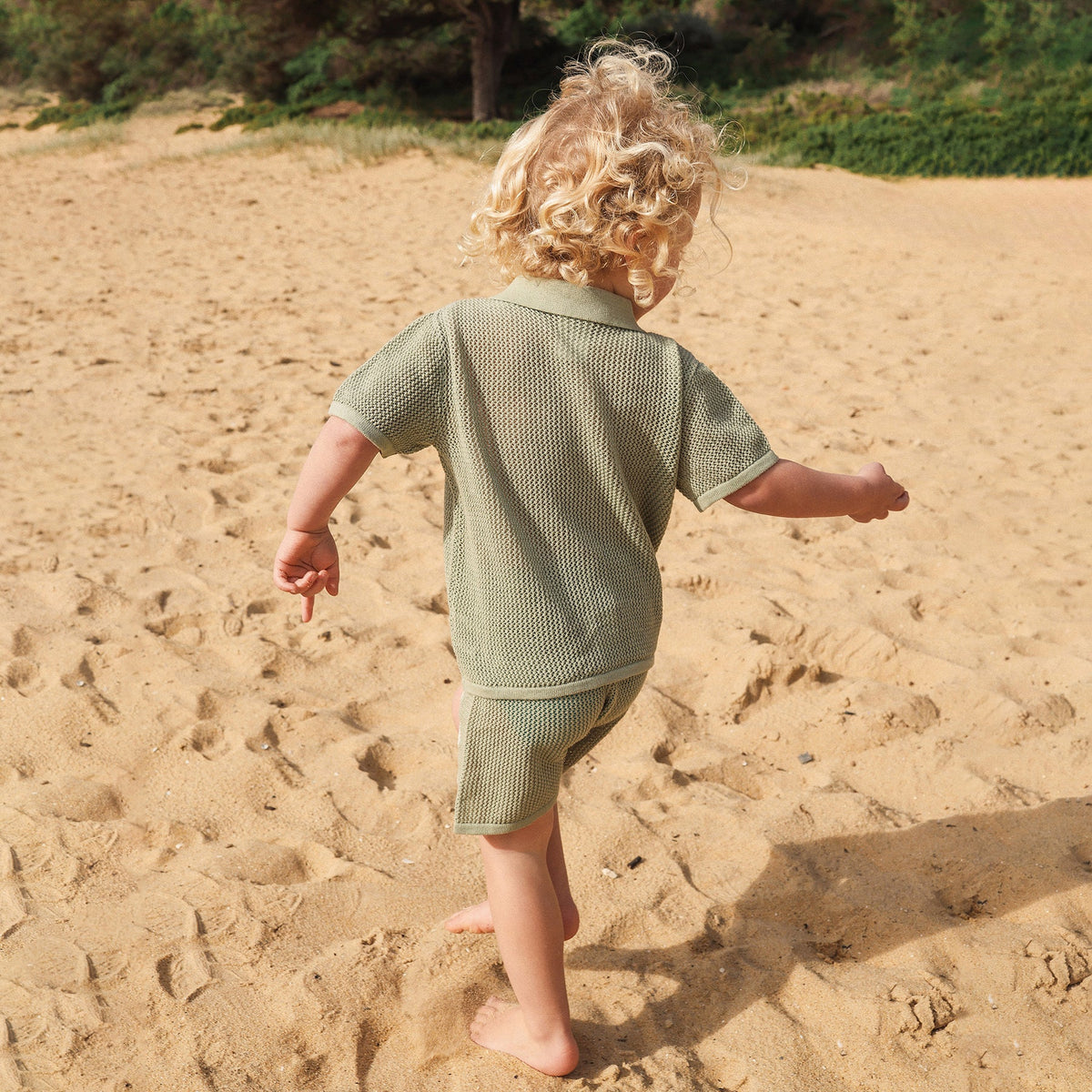 KYND Baby - Knit Shirt (Sage) KYND Baby