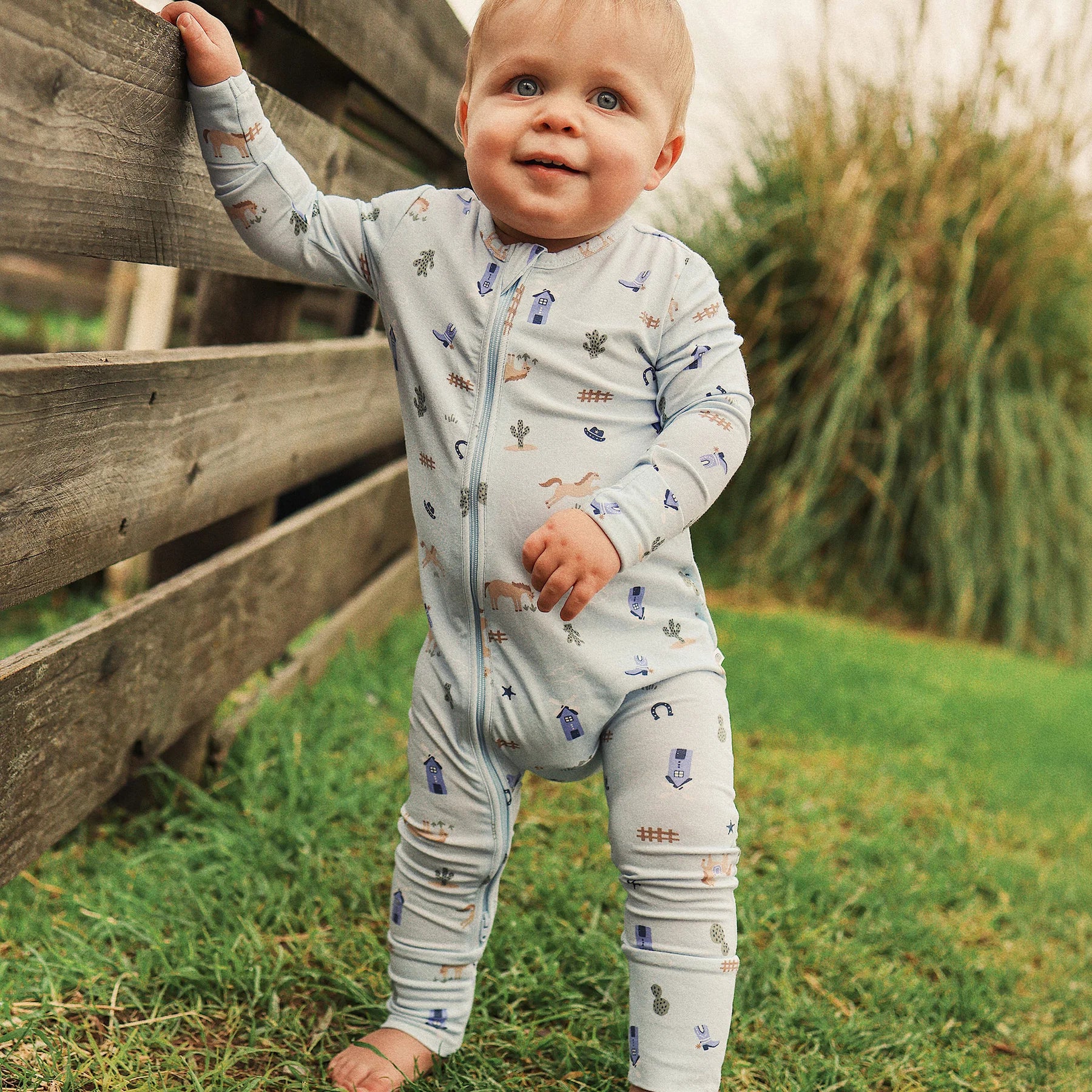 Kynd Baby - Essential Onesie (Country Blue) KYND Baby