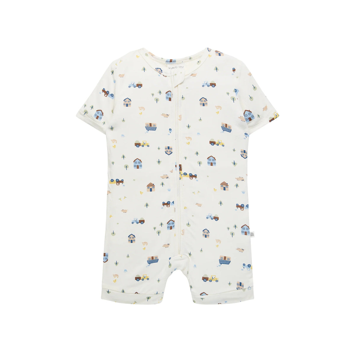 KYND Baby - Day Or Night Onsie Shortsleeve (Pasture) KYND Baby