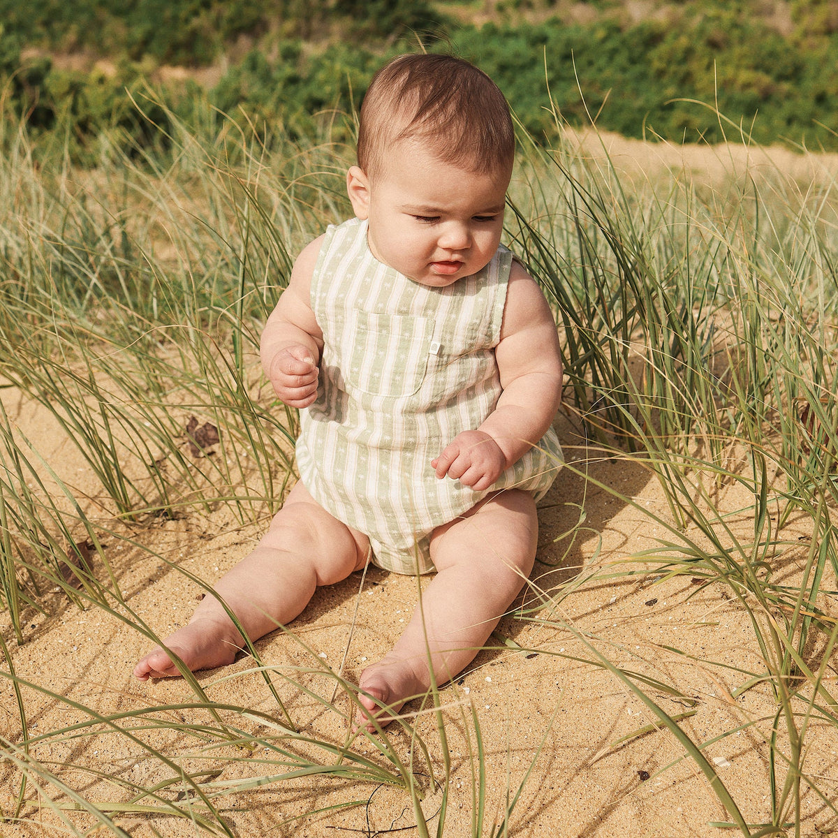 KYND Baby - Pocket Romper (Multi Stripe) KYND Baby