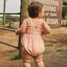 KYND Baby - Shirred Romper (Check) KYND Baby