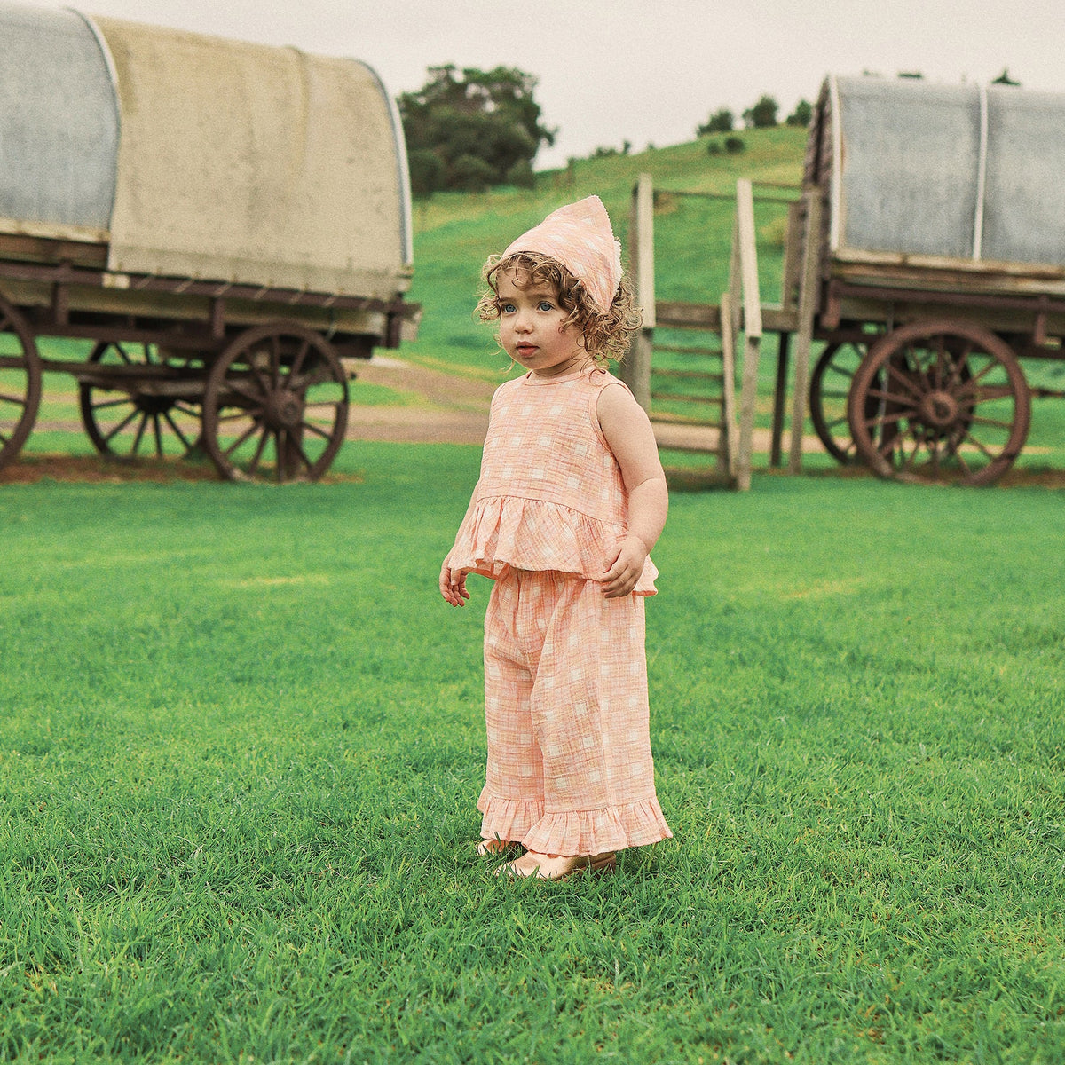 KYND Baby - Frill Pant (Check) KYND Baby
