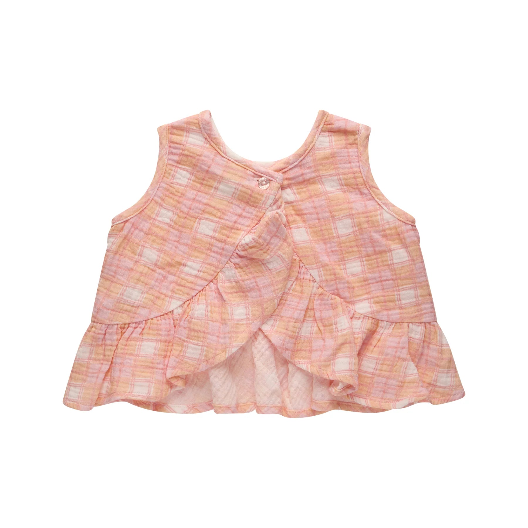 KYND Baby - Frill Top (Check) KYND Baby