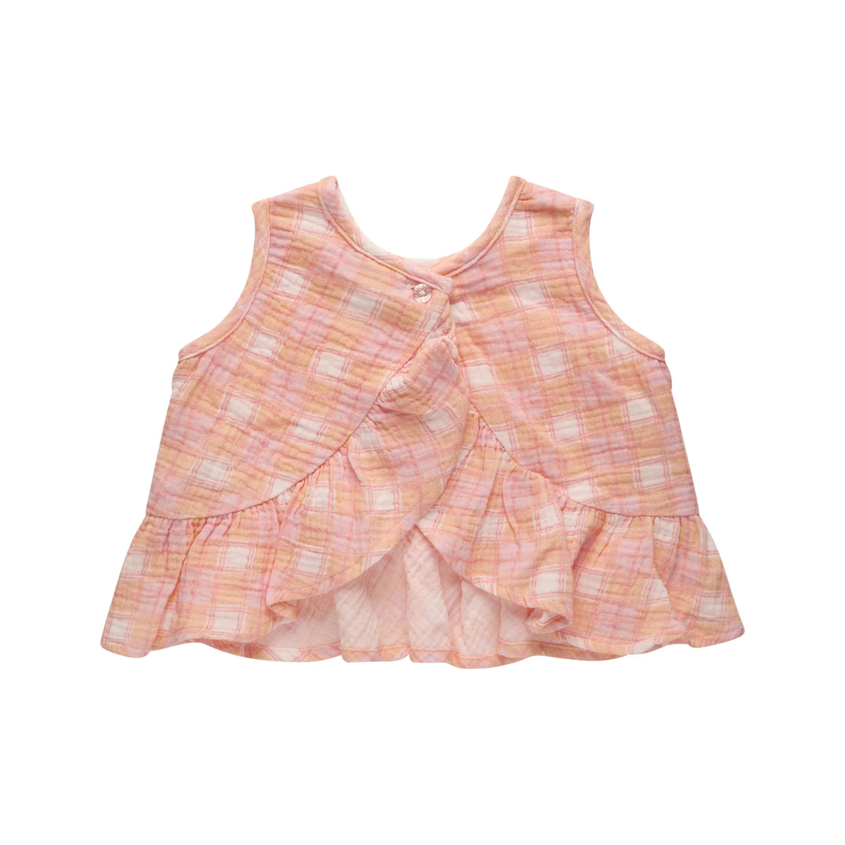 KYND Baby - Frill Top (Check) KYND Baby