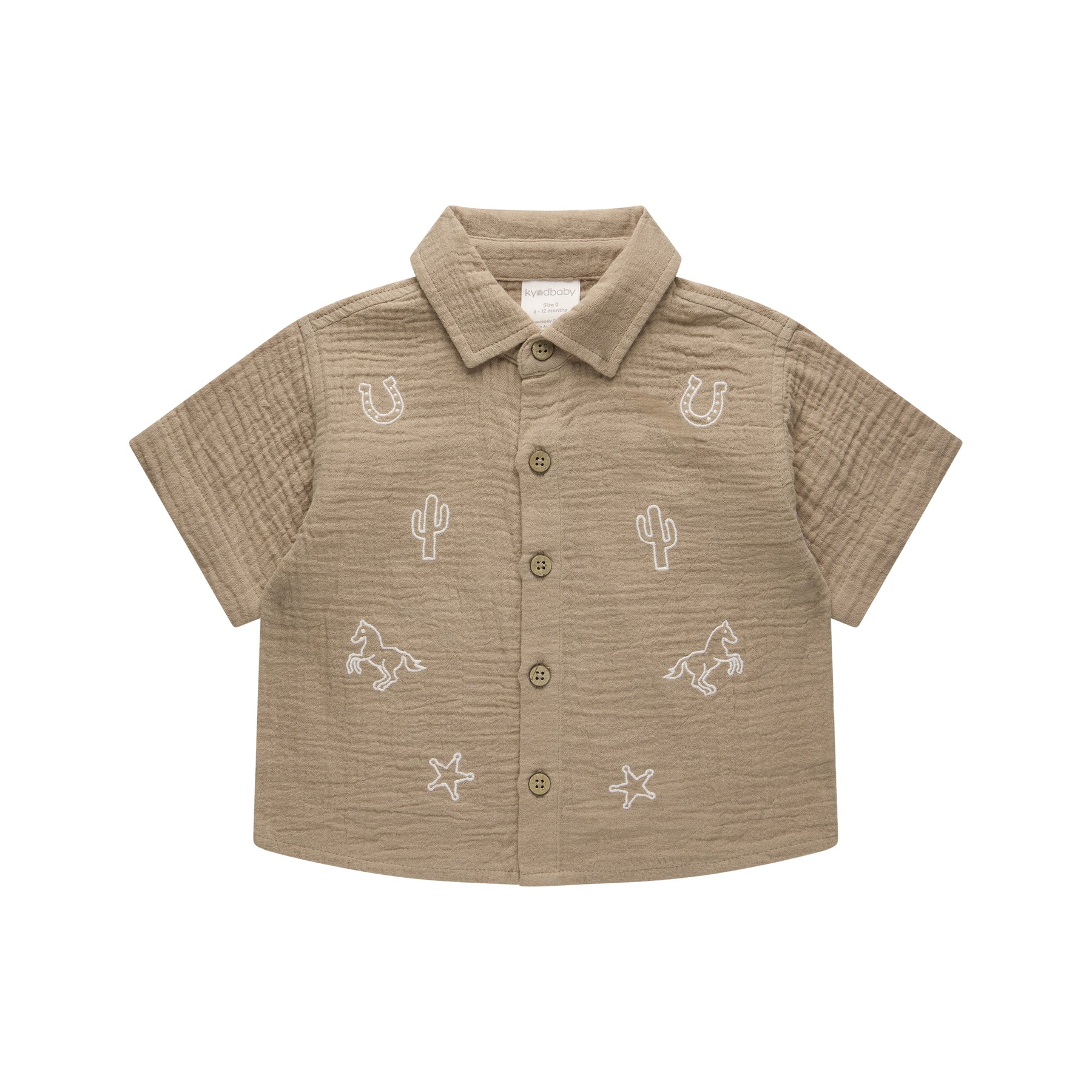 KYND Baby - Woven Shirt (Mocha) KYND Baby