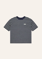 P.E Nation - Oversized Spark Tee (Dark Navy Stripe) P.E Nation