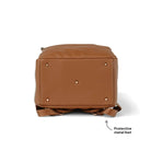 OiOi - Multitasker Nappy Backpack (Brown Vegan Leather) OiOi