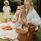 OiOi - Multitasker Nappy Backpack (Brown Vegan Leather) OiOi