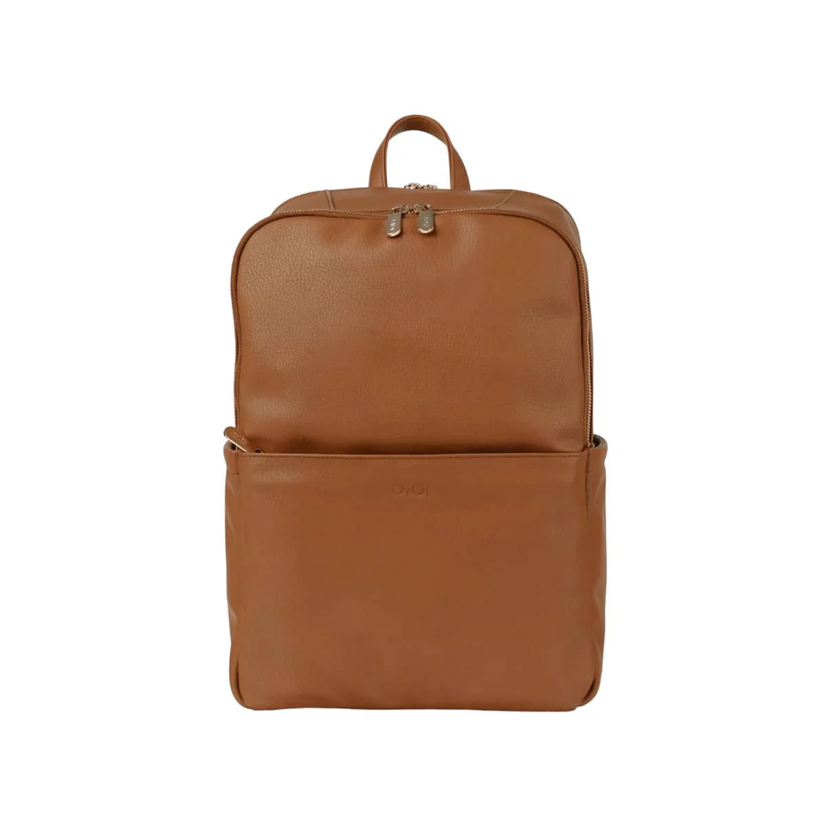 OiOi - Multitasker Nappy Backpack (Brown Vegan Leather) OiOi