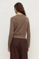 Assembly Label - Orina Cotton Cashmere Cardigan (Dark Sand) Assembly Label