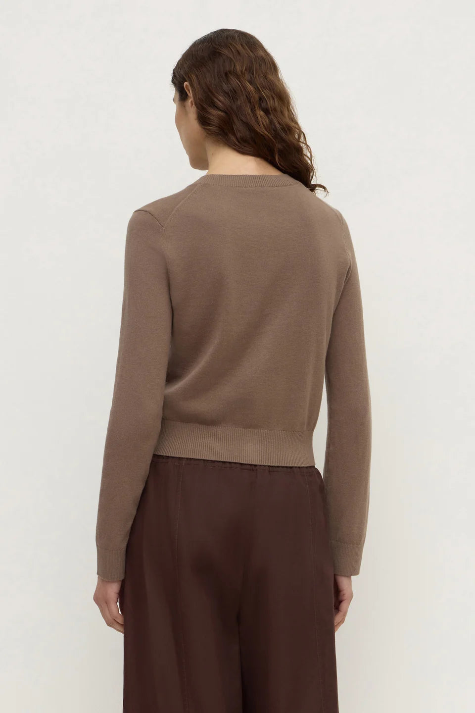Assembly Label - Orina Cotton Cashmere Cardigan (Dark Sand) Assembly Label