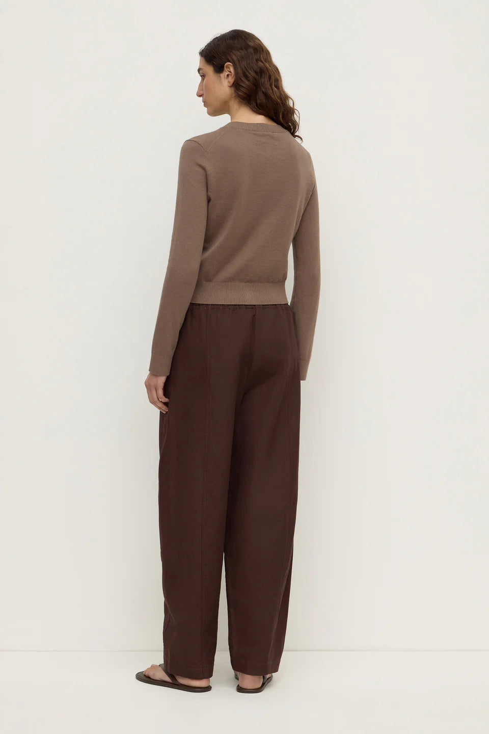 Assembly Label - Orina Cotton Cashmere Cardigan (Dark Sand) Assembly Label