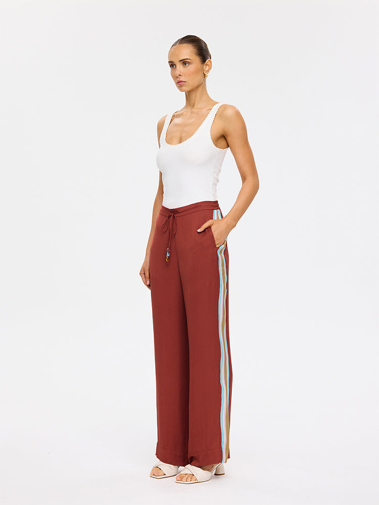 Kivari - Enzo Pant (Maroon) Kivari