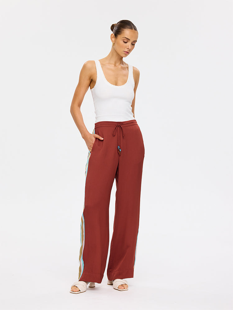 Kivari - Enzo Pant (Maroon) Kivari