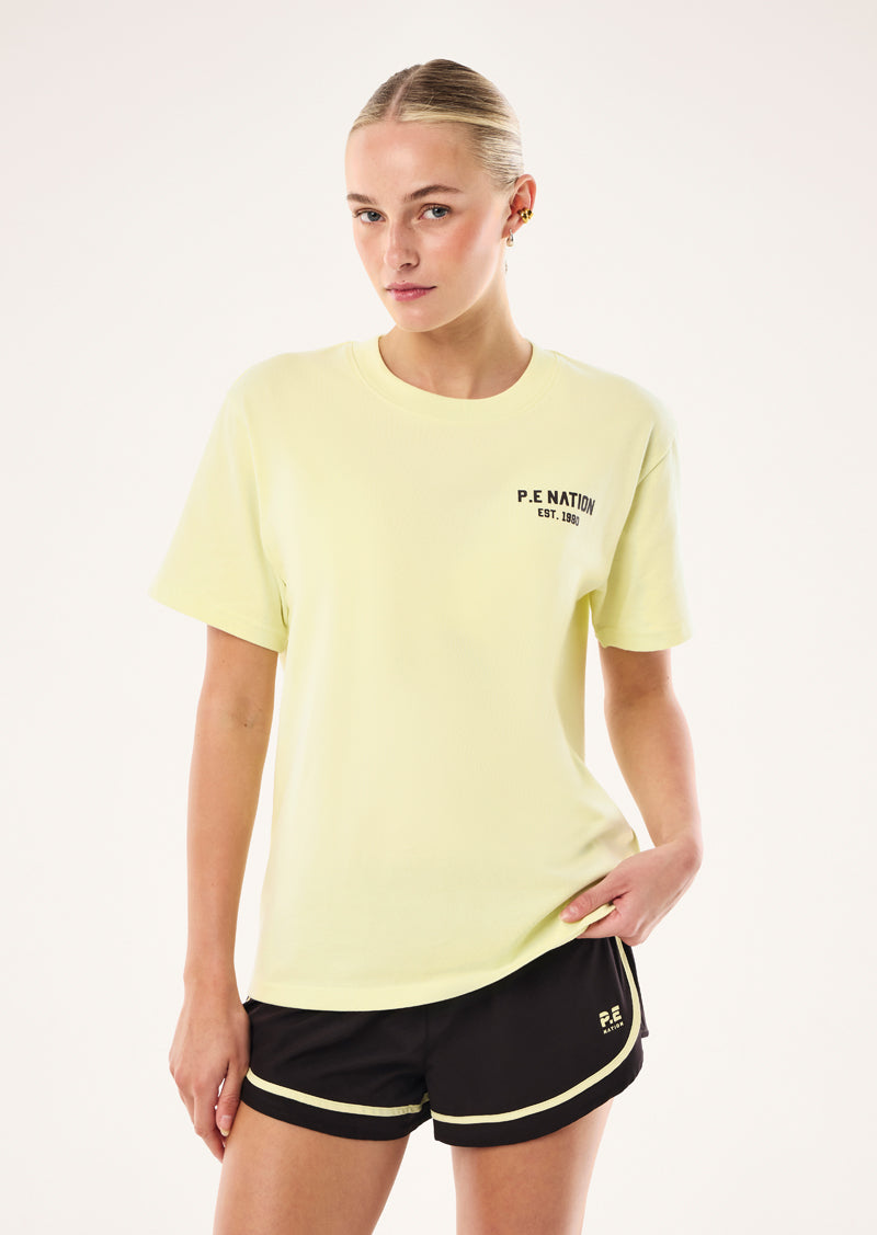 P.E Nation - Phantom Relaxed Tee (Soft Yellow) P.E Nation