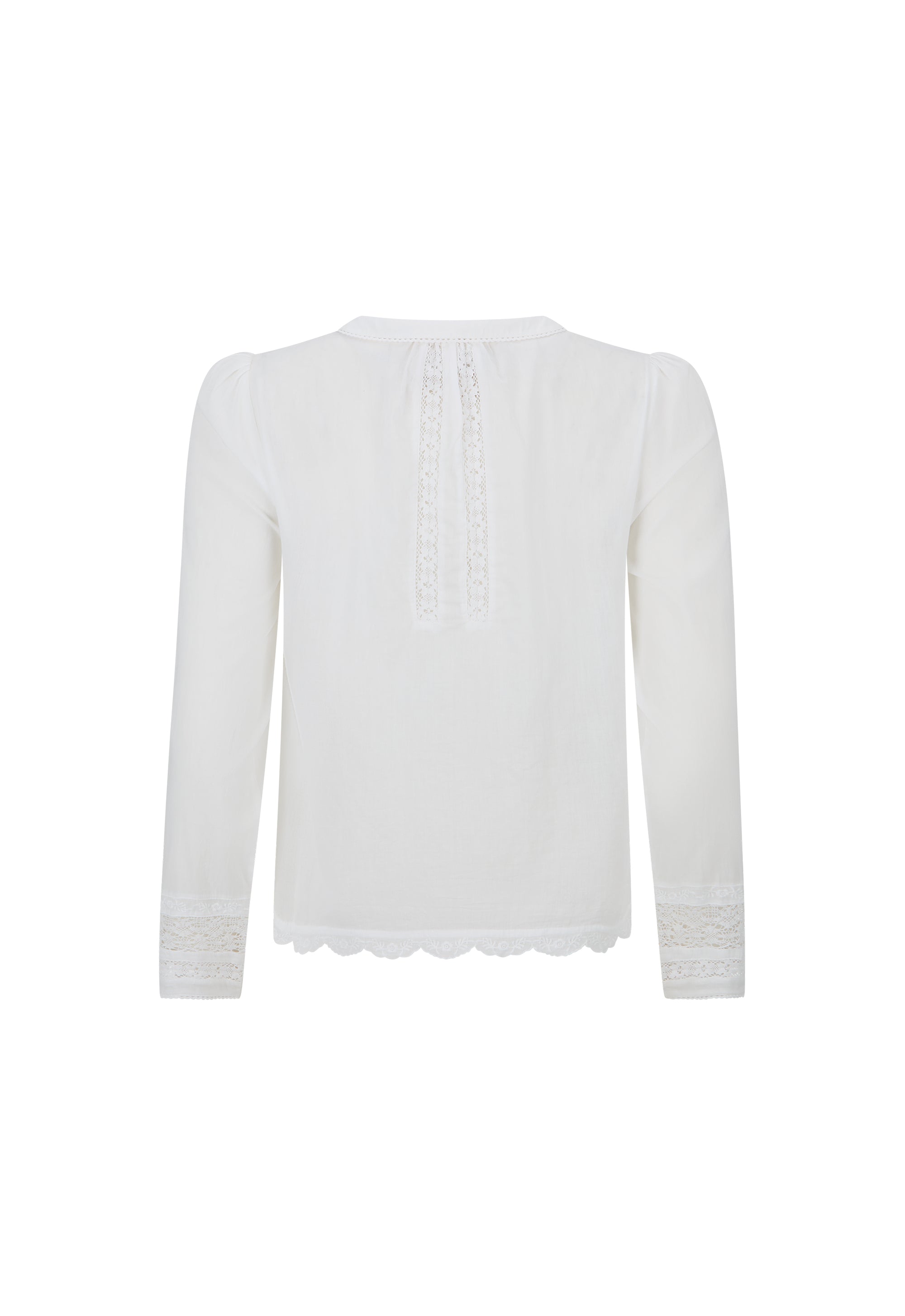 Spell - Prairie Long Sleeve Blouse (Antique White) Spell