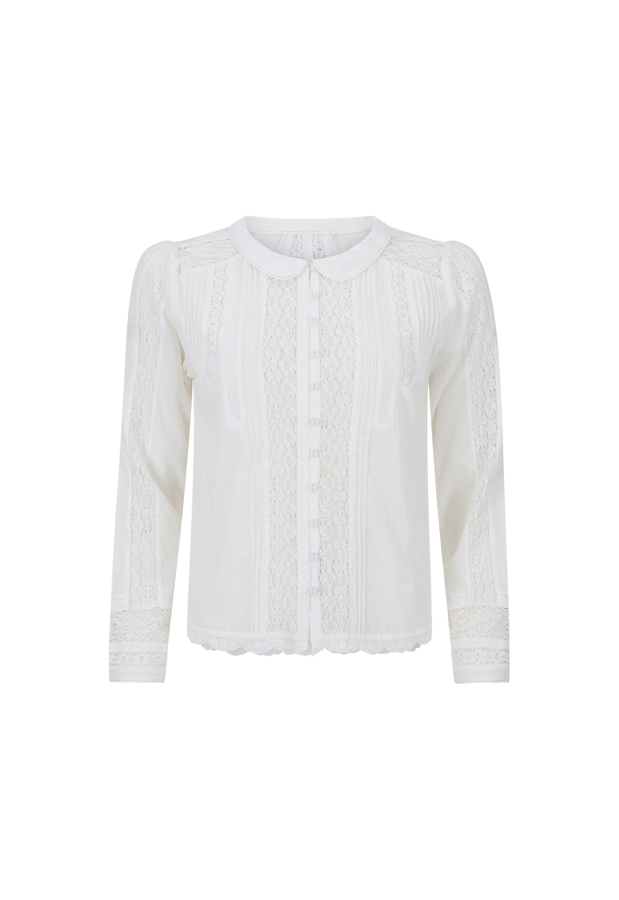 Spell - Prairie Long Sleeve Blouse (Antique White) Spell