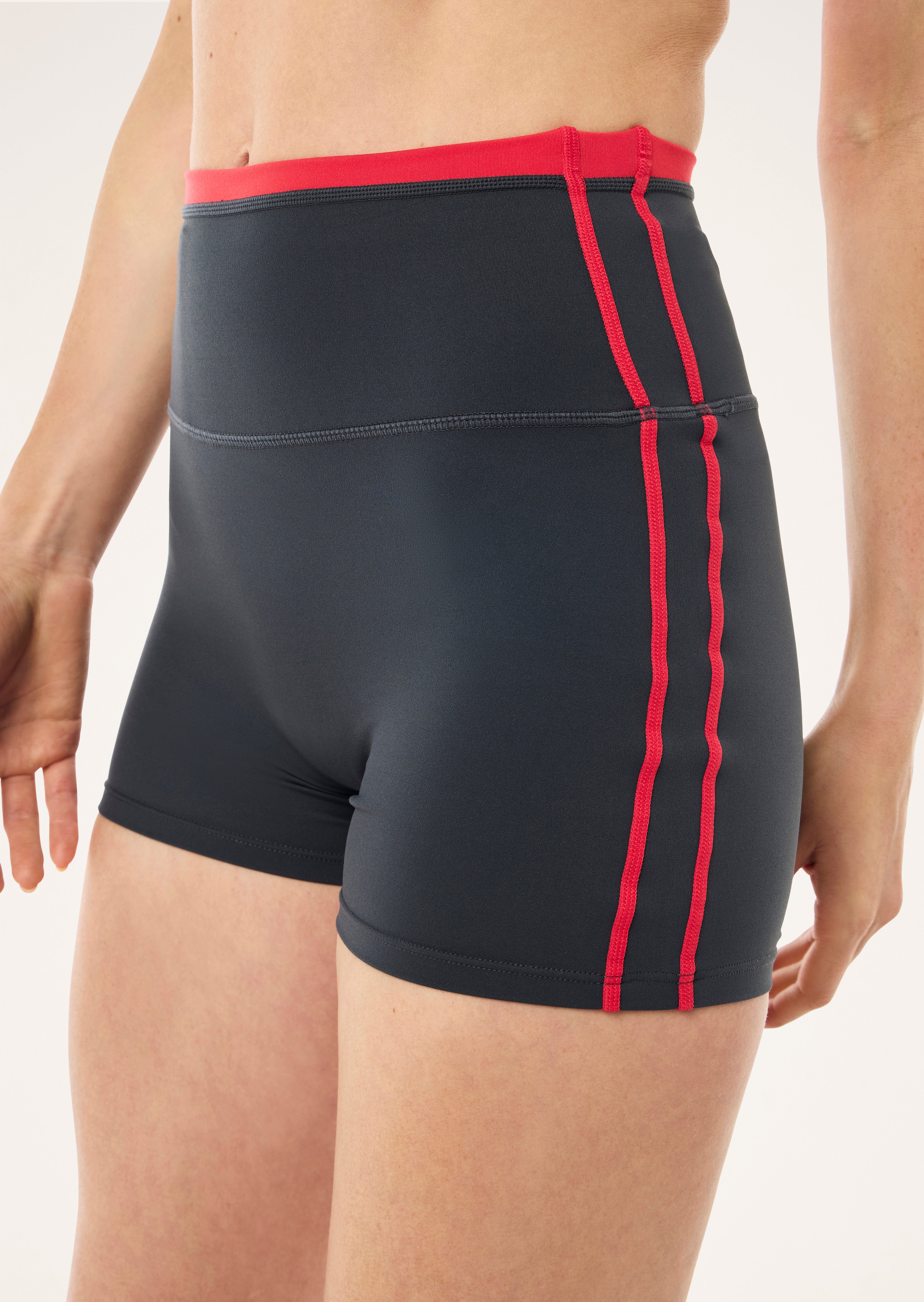 P.E Nation - Radar 3 Inch Bike Shorts (Asphalt/Strawberry) P.E Nation