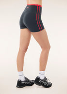 P.E Nation - Radar 3 Inch Bike Shorts (Asphalt/Strawberry) P.E Nation