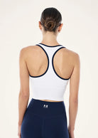 P.E Nation - Radar Rib Tank (White/Dark Navy) P.E Nation