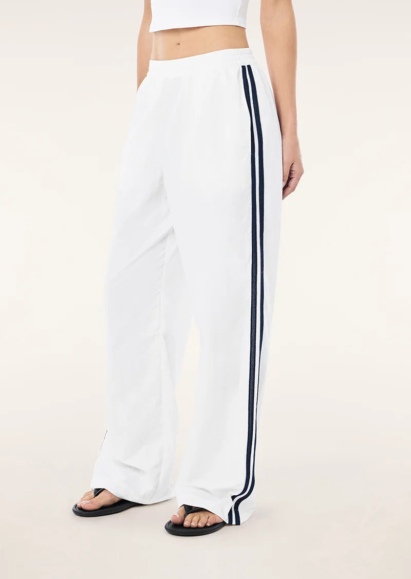 P.E Nation - Relay Spray Track Pant i(White & Dark Navy) P.E Nation