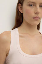 Assembly Label - Robyn Scoop Neck Rib Tank (Soft Rose) Assembly Label