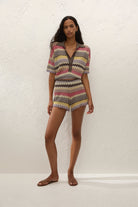 Faithfull The Brand - Raya Polo Top (Perla Stripe) Faithfull The Brand
