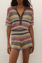 Faithfull The Brand - Raya Polo Top (Perla Stripe) Faithfull The Brand