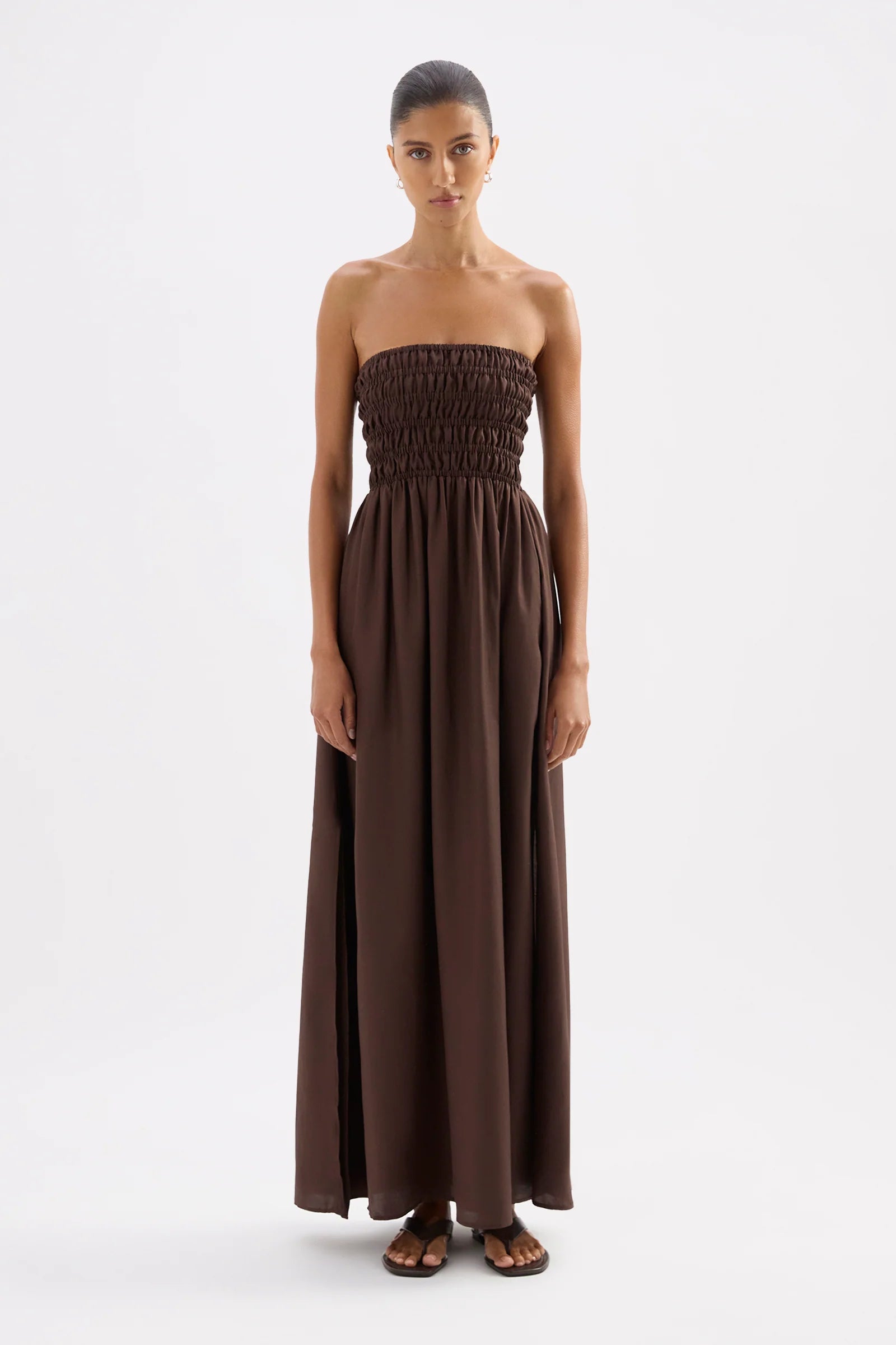 Nude Lucy - Zuri Tencel Maxi (Chocolate) Nude Lucy
