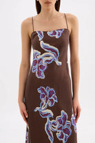 Nude Lucy - Azalea Cupro Slip Dress Nude Lucy
