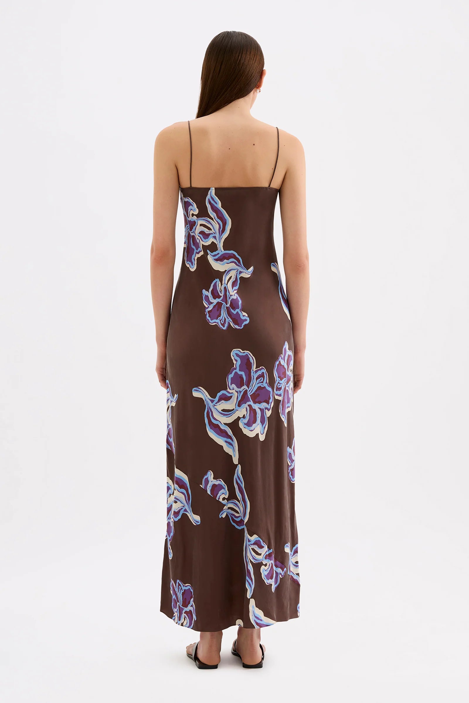 Nude Lucy - Azalea Cupro Slip Dress Nude Lucy