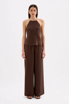 Nude Lucy - Tilly Tencel Pant (Chocolate) Nude Lucy