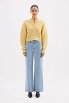 Nude Lucy - Nixon Cropped Cardigan (Butter) Nude Lucy